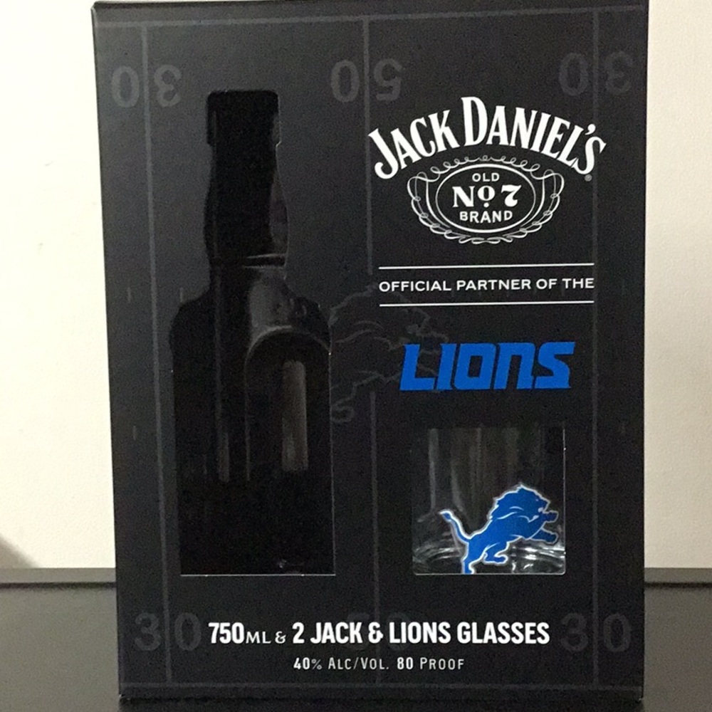 New Jack Daniels Tennessee Lions glasses
